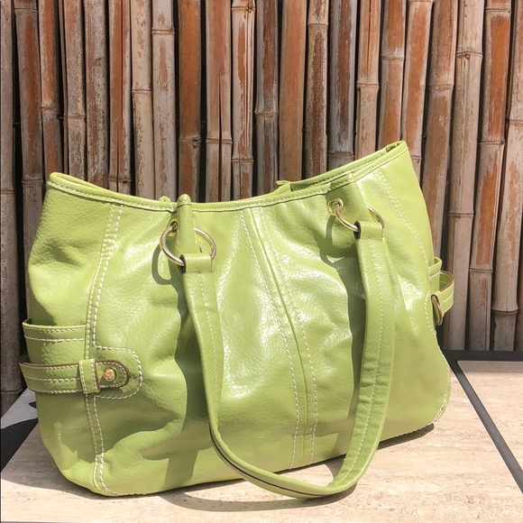Relic Handbags - RELIC Large Apple Green Vegan Shoulder Bag Tote